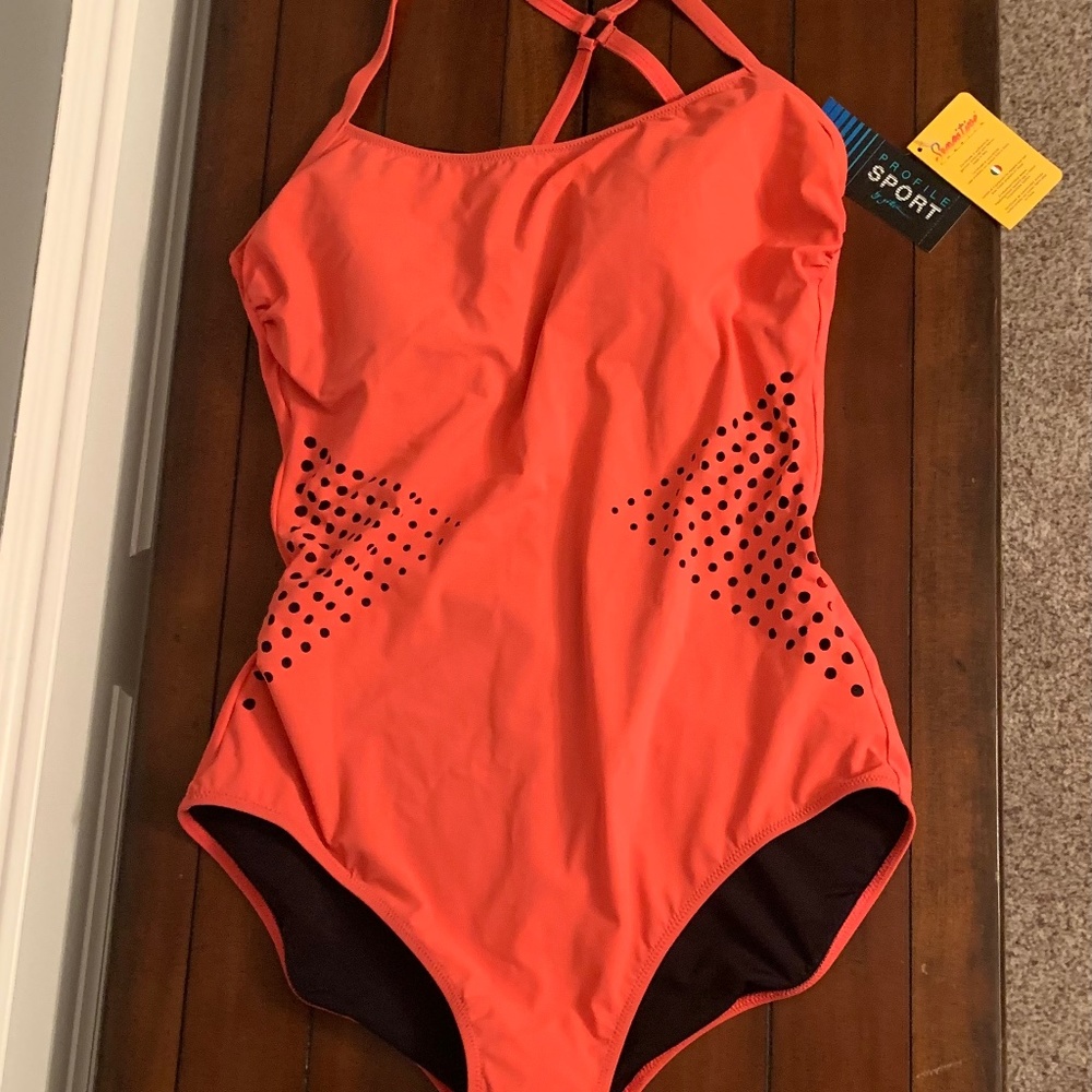 Profile Sport by Gottex Coral One Piece Swimsuit 16